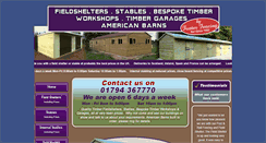 Desktop Screenshot of field-shelters.co.uk